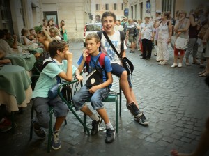 Gianluca, Diego e Giacomo