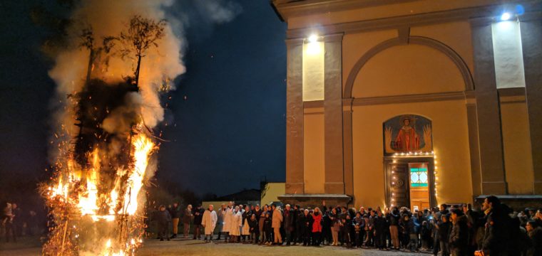 La Bubbara per la festa di San Sebastiano